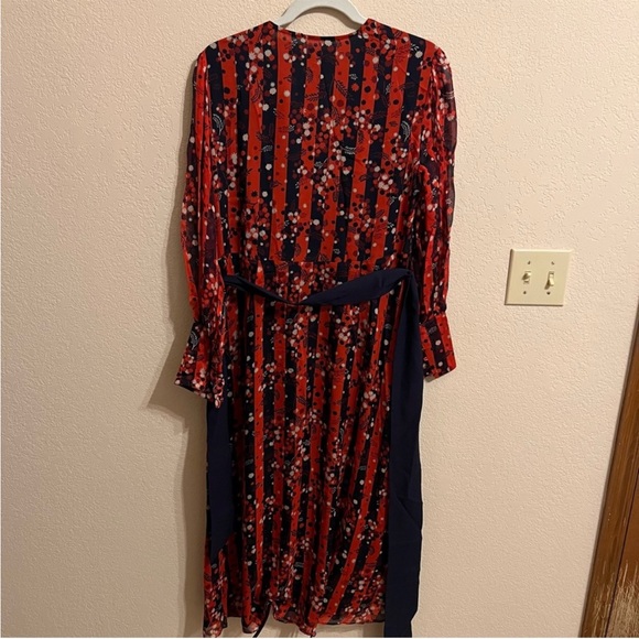 Boden 100% Silk Icons Primrose Midi Dress Size 6 - Picture 4 of 5